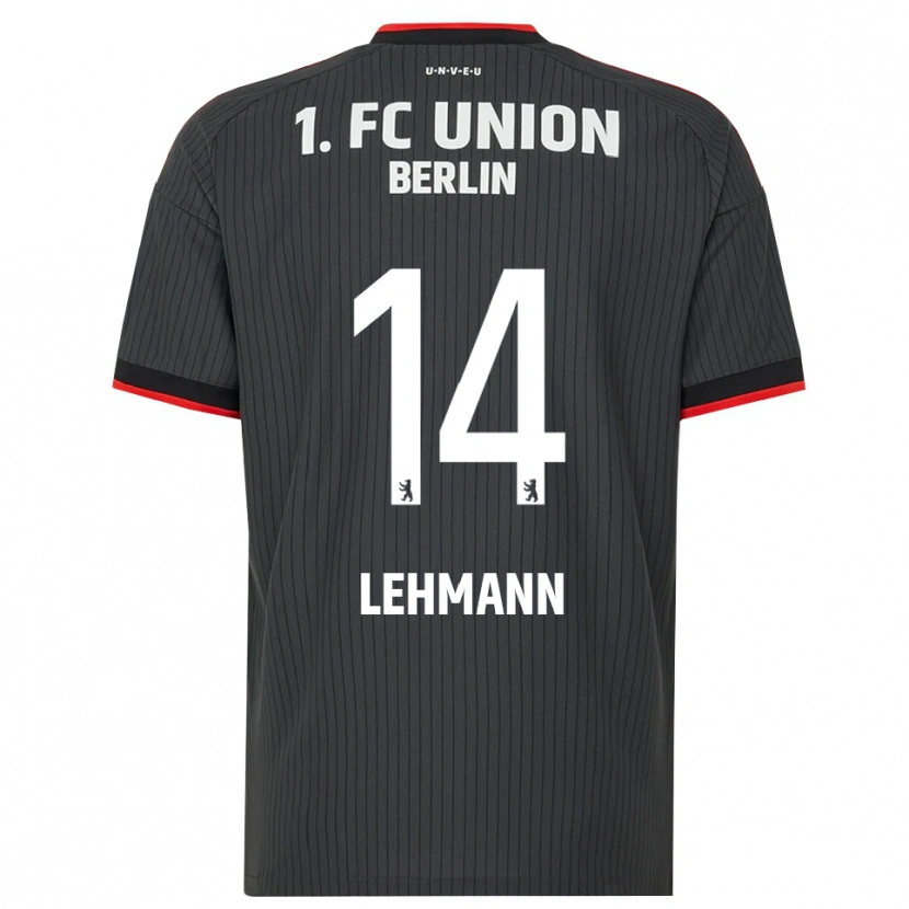 Danxen Heren Noah Lehmann #14 Zwart Wit Rood Uitshirt Uittenue 2026/27 T-Shirt