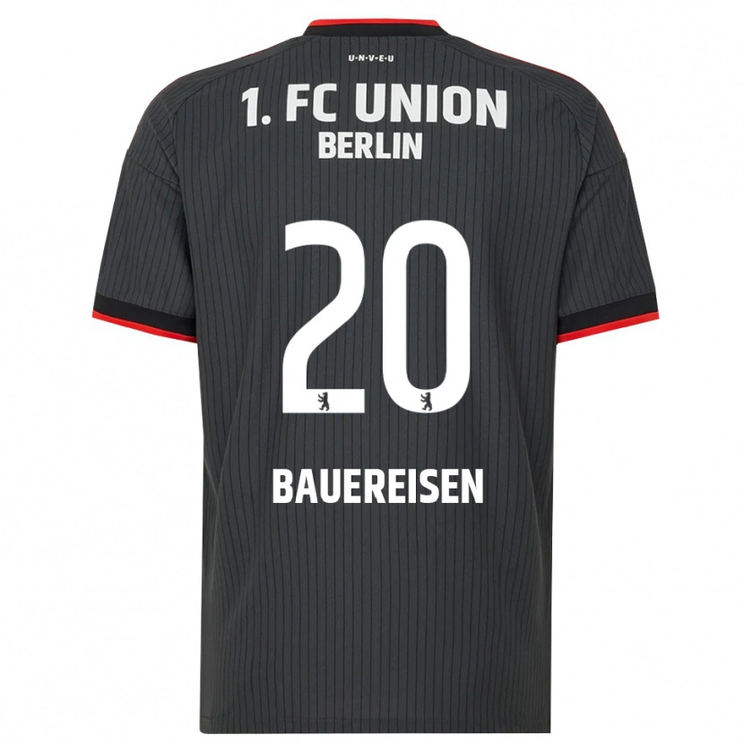 Danxen Heren Nele Bauereisen #20 Zwart Wit Rood Uitshirt Uittenue 2026/27 T-Shirt