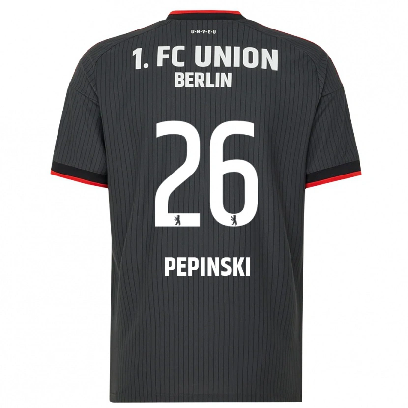 Danxen Heren Louis Pepinski #26 Zwart Wit Rood Uitshirt Uittenue 2026/27 T-Shirt