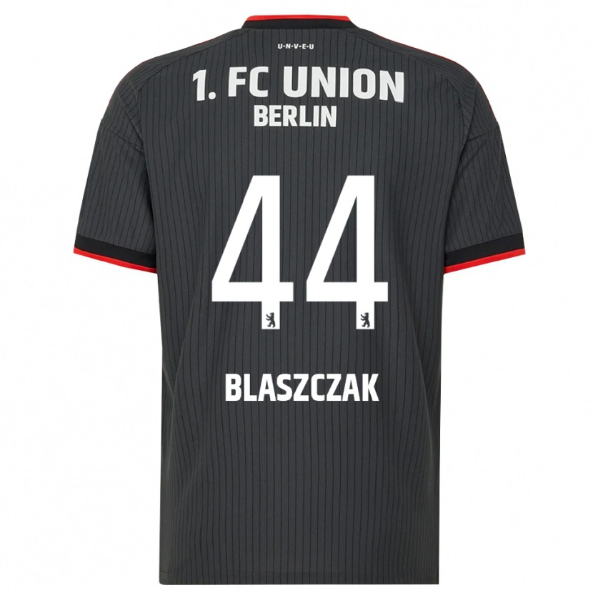 Danxen Heren Tim Blaszczak #44 Zwart Wit Rood Uitshirt Uittenue 2026/27 T-Shirt