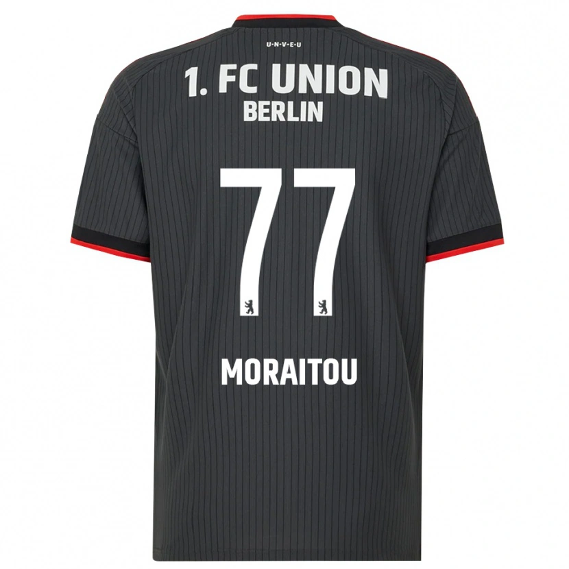 Danxen Heren Athanasia Moraitou #77 Zwart Wit Rood Uitshirt Uittenue 2026/27 T-Shirt