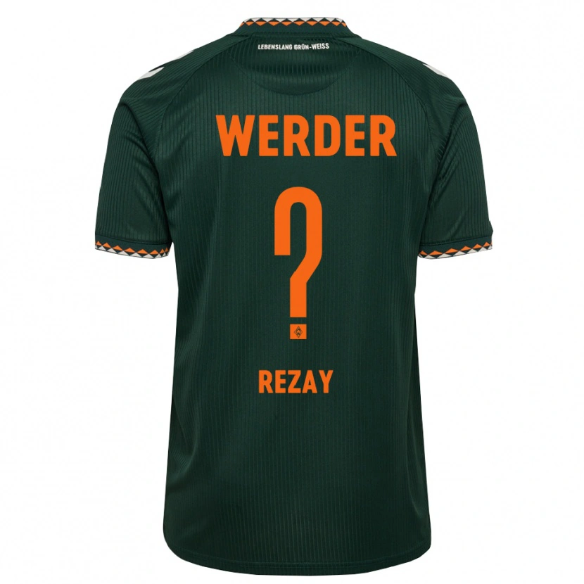 Danxen Heren Mortaza Rezay #0 Donkergroen Oranje Wit Uitshirt Uittenue 2026/27 T-Shirt