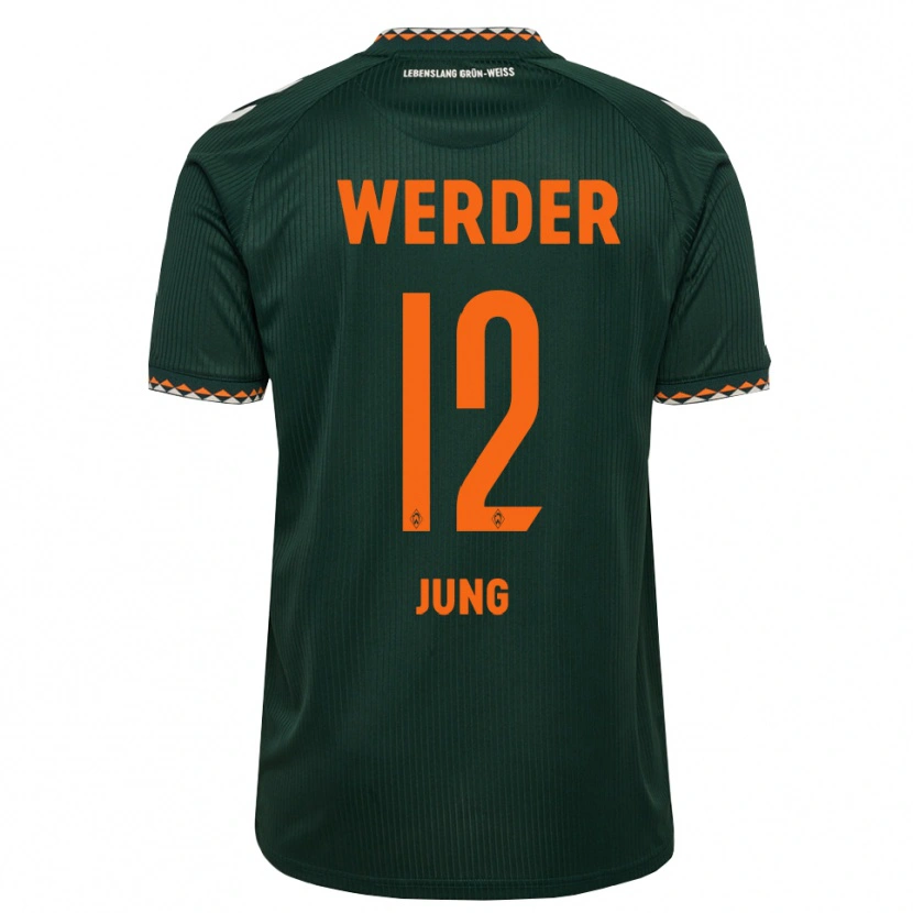 Danxen Heren Hugo Jung #12 Donkergroen Oranje Wit Uitshirt Uittenue 2026/27 T-Shirt