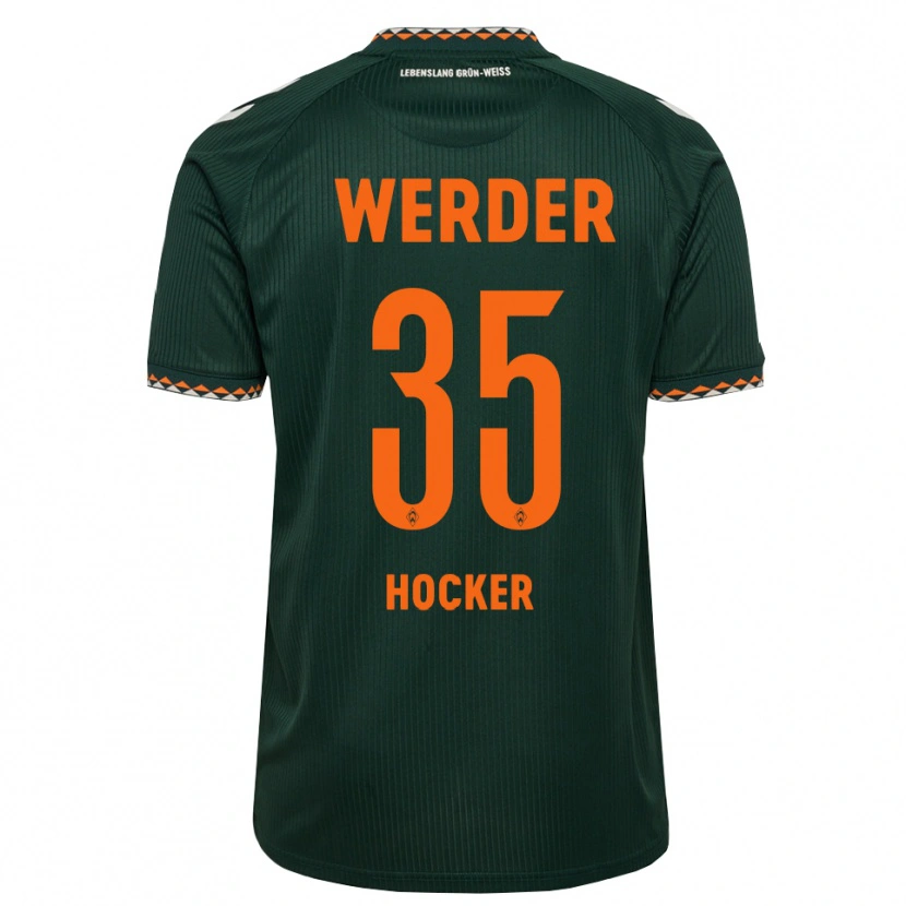 Danxen Heren Luca Höcker #35 Donkergroen Oranje Wit Uitshirt Uittenue 2026/27 T-Shirt