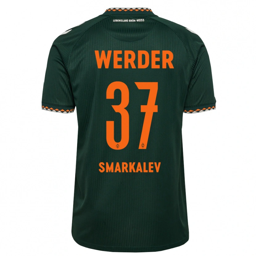Danxen Heren Stefan Smarkalev #37 Donkergroen Oranje Wit Uitshirt Uittenue 2026/27 T-Shirt