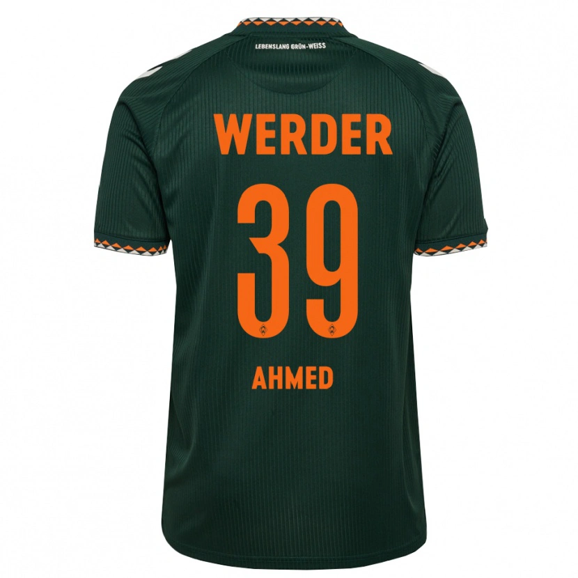 Danxen Heren Abdelhamid Ahmed #39 Donkergroen Oranje Wit Uitshirt Uittenue 2026/27 T-Shirt