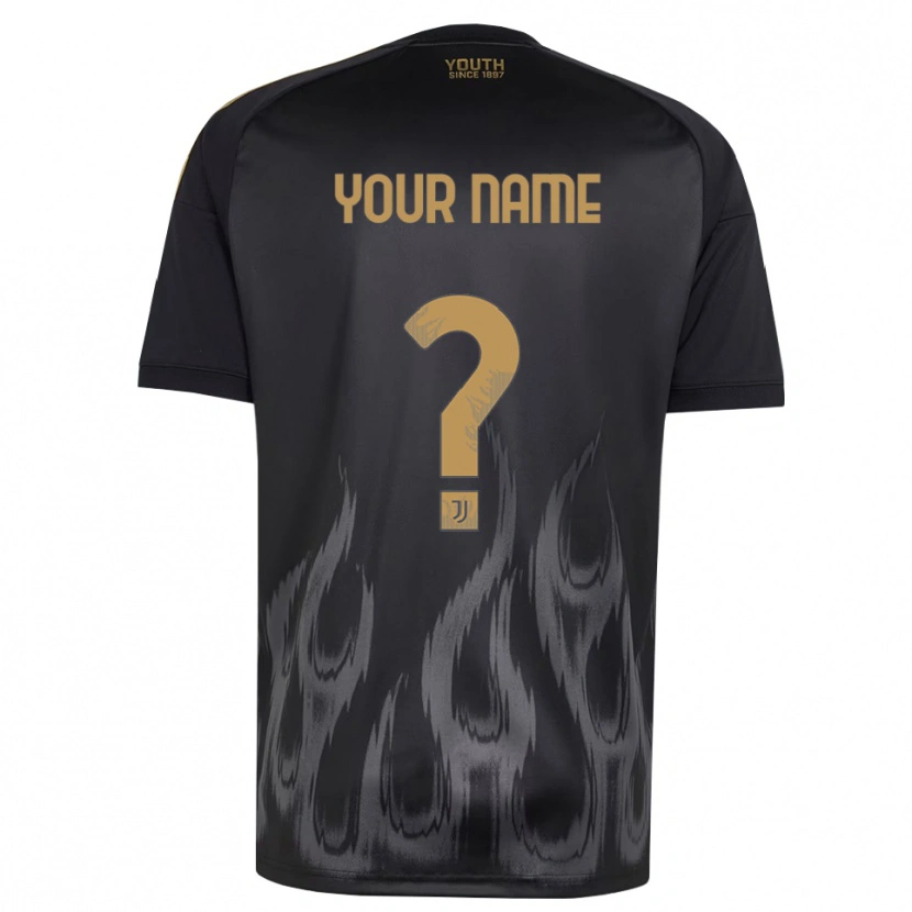 Danxen Heren Uw Naam #0 Zwart Bruin Thuisshirt Derde Tenue 2026/27 T-Shirt