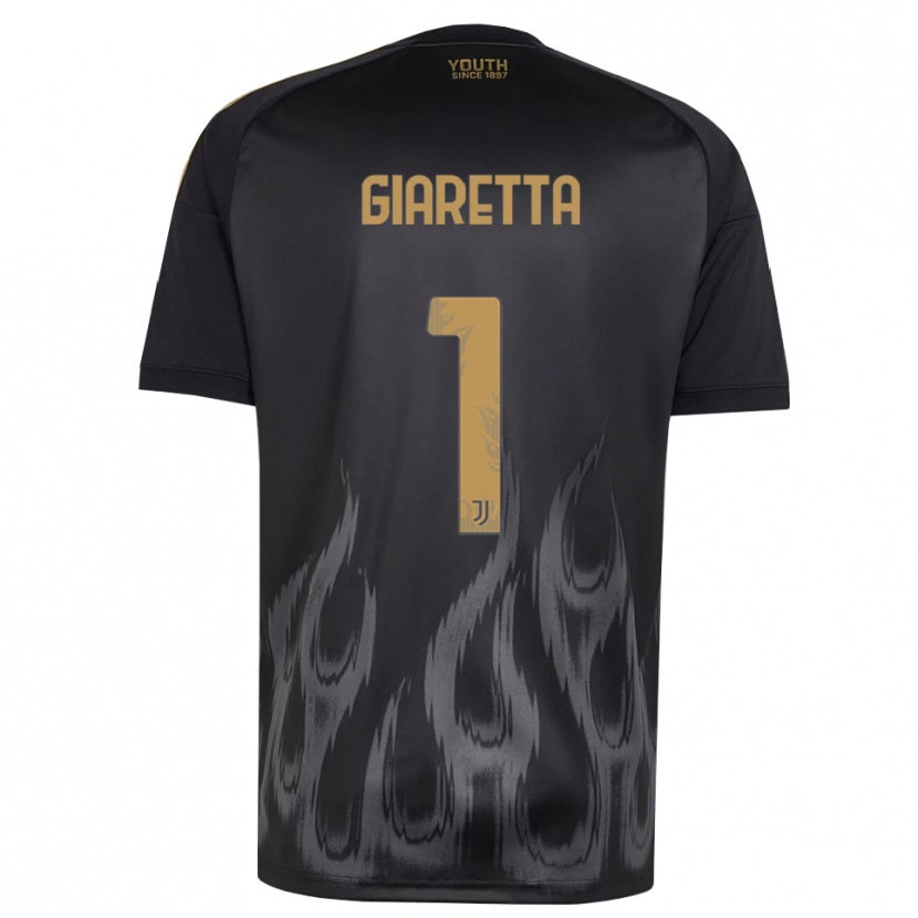 Danxen Heren Emanuele Giaretta #1 Zwart Bruin Thuisshirt Derde Tenue 2026/27 T-Shirt
