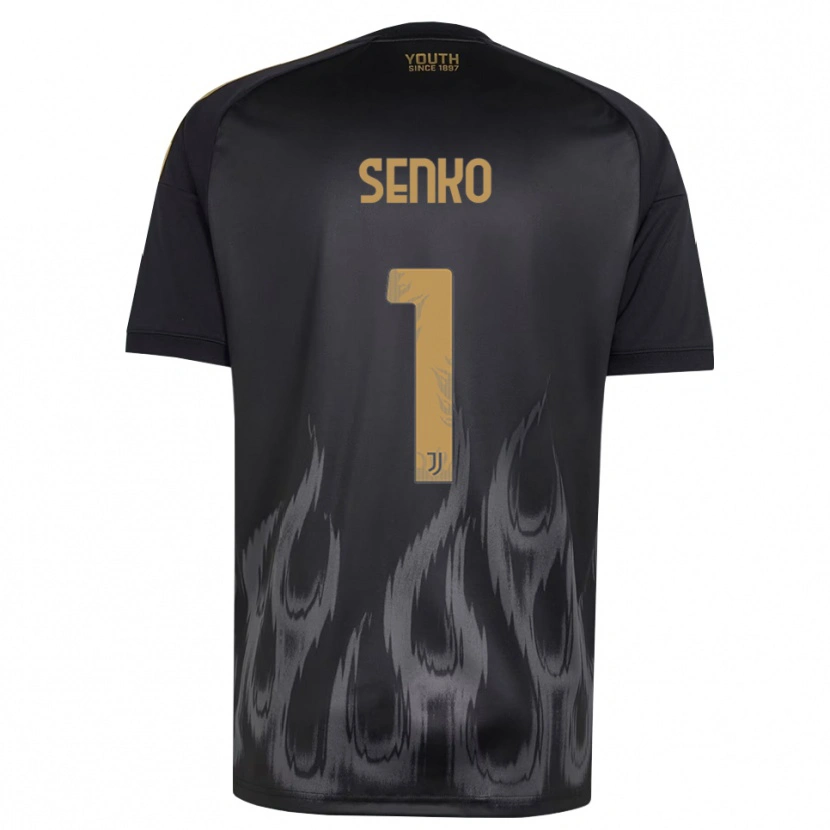 Danxen Heren Zsombor Senko #1 Zwart Bruin Thuisshirt Derde Tenue 2026/27 T-Shirt