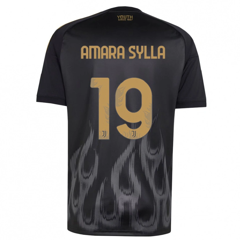 Danxen Heren Idris Amara Sylla #19 Zwart Bruin Thuisshirt Derde Tenue 2026/27 T-Shirt