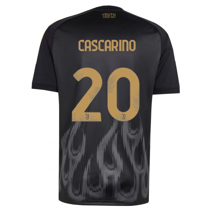 Danxen Heren Estelle Cascarino #20 Zwart Bruin Thuisshirt Derde Tenue 2026/27 T-Shirt