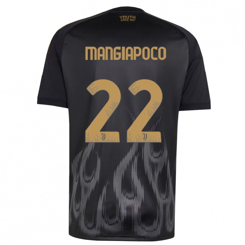 Danxen Heren Stefano Mangiapoco #22 Zwart Bruin Thuisshirt Derde Tenue 2026/27 T-Shirt