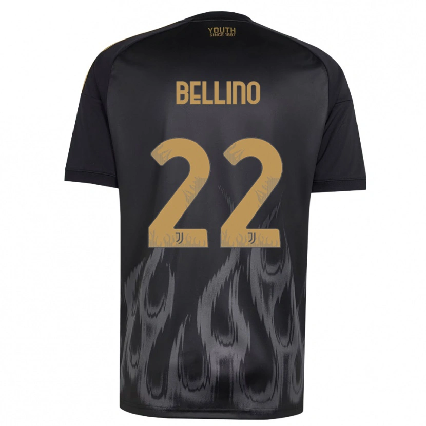 Danxen Heren Filippo Bellino #22 Zwart Bruin Thuisshirt Derde Tenue 2026/27 T-Shirt