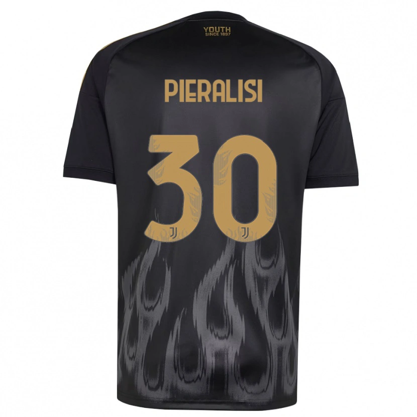 Danxen Heren Tommaso Pieralisi #30 Zwart Bruin Thuisshirt Derde Tenue 2026/27 T-Shirt