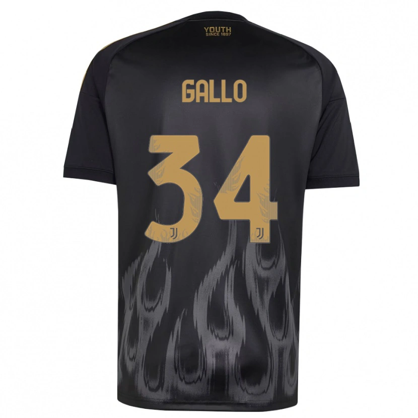 Danxen Heren Azzurra Gallo #34 Zwart Bruin Thuisshirt Derde Tenue 2026/27 T-Shirt