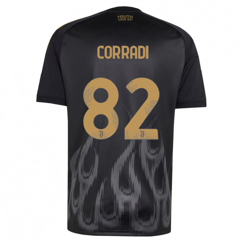 Danxen Heren Christian Corradi #82 Zwart Bruin Thuisshirt Derde Tenue 2026/27 T-Shirt