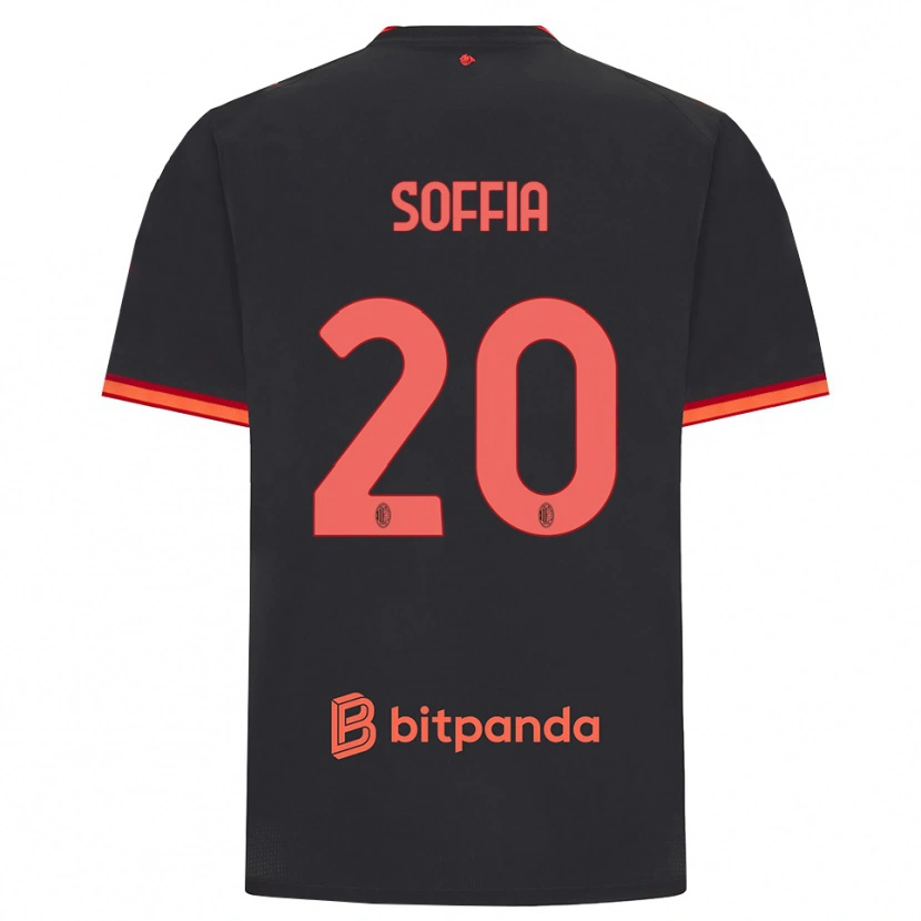 Danxen Heren Angelica Soffia #20 Zwart Rood Thuisshirt Derde Tenue 2026/27 T-Shirt