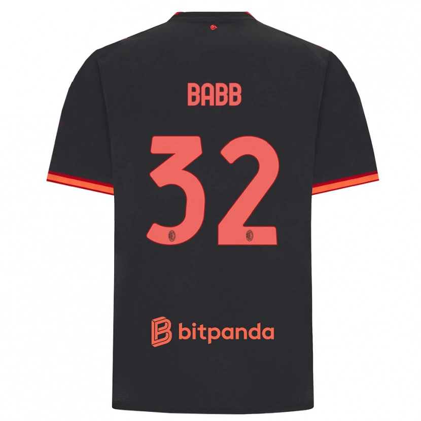 Danxen Heren Selena Delia Babb #32 Zwart Rood Thuisshirt Derde Tenue 2026/27 T-Shirt