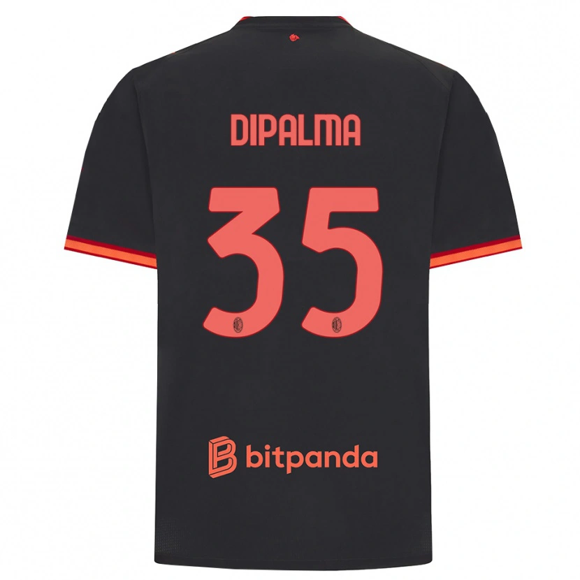 Danxen Heren Matteo Dipalma #35 Zwart Rood Thuisshirt Derde Tenue 2026/27 T-Shirt