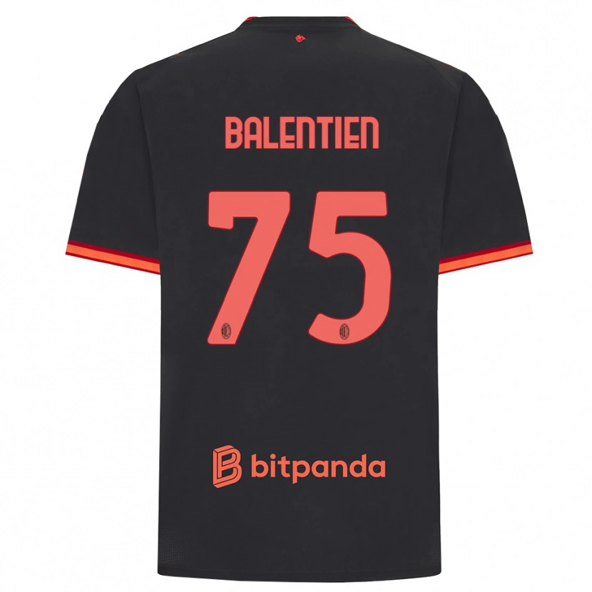 Danxen Heren Cheveyo Balentien #75 Zwart Rood Thuisshirt Derde Tenue 2026/27 T-Shirt