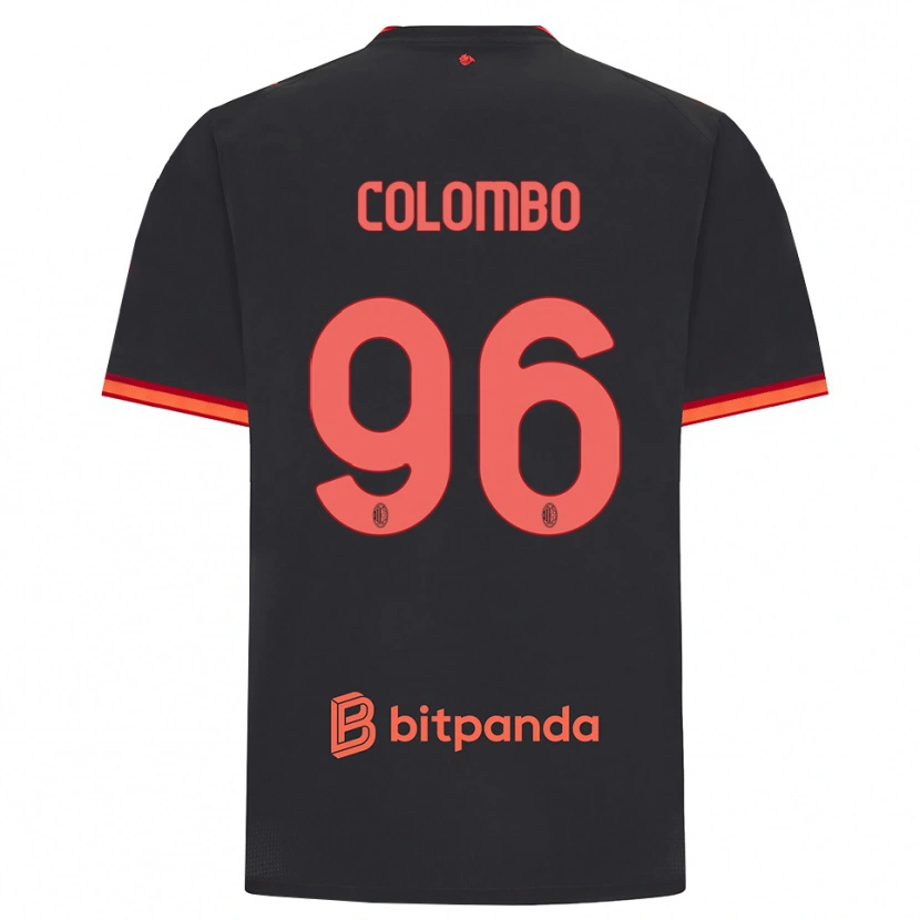 Danxen Heren Leonardo Colombo #96 Zwart Rood Thuisshirt Derde Tenue 2026/27 T-Shirt