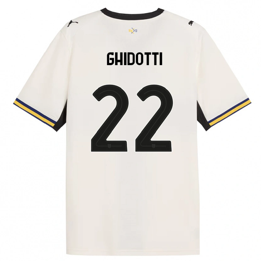 Danxen Heren Simone Ghidotti #22 Off-White Zwart Geel Thuisshirt Thuistenue 2026/27 T-Shirt