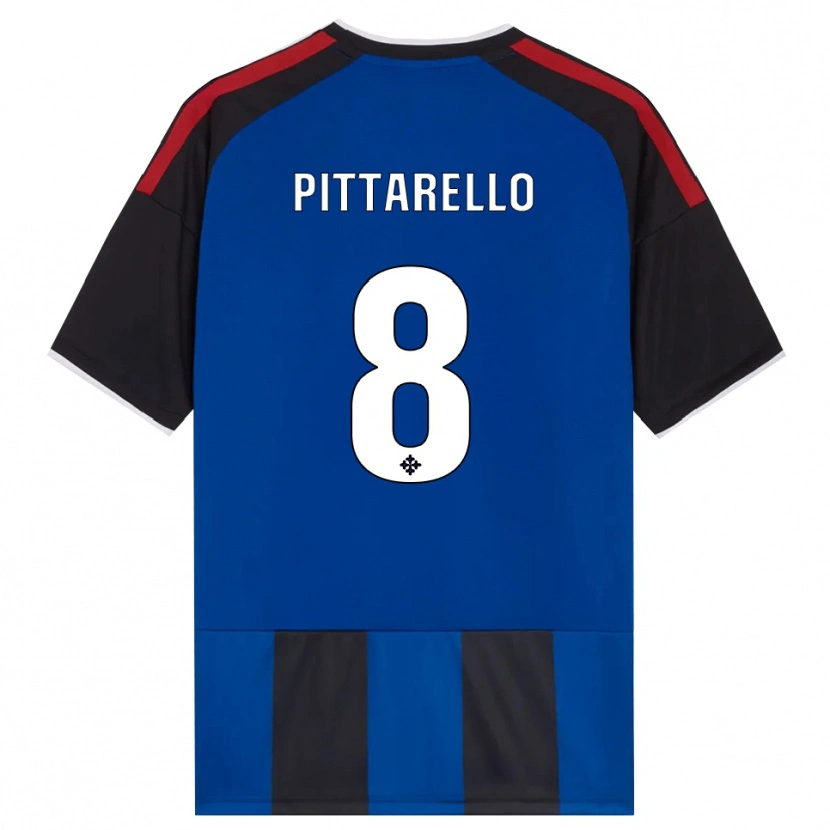 Danxen Heren Filippo Pittarello #8 Zwart Rood Wit Blauw Thuisshirt Thuistenue 2026/27 T-Shirt