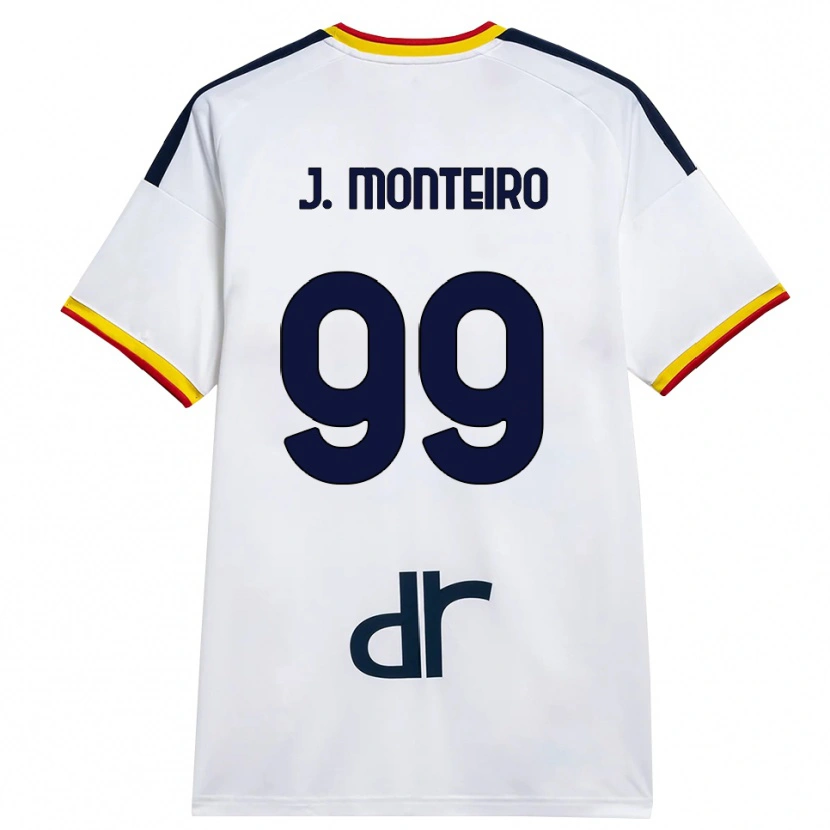 Danxen Heren Joël Monteiro #99 Wit Geel Rood Uitshirt Uittenue 2026/27 T-Shirt
