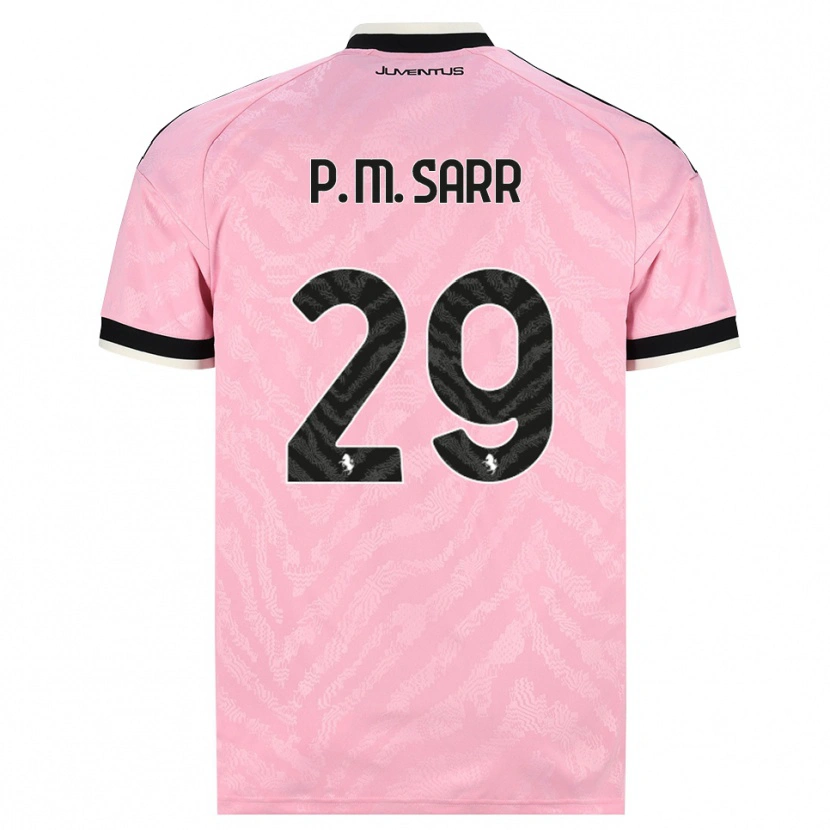 Danxen Dames Pape Matar Sarr #29 Roze Zwart Uitshirt Uittenue 2026/27 T-Shirt