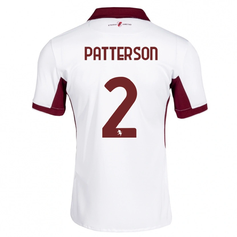 Danxen Dames Nathan Patterson #2 Bordeauxrood Wit Rood Uitshirt Uittenue 2026/27 T-Shirt