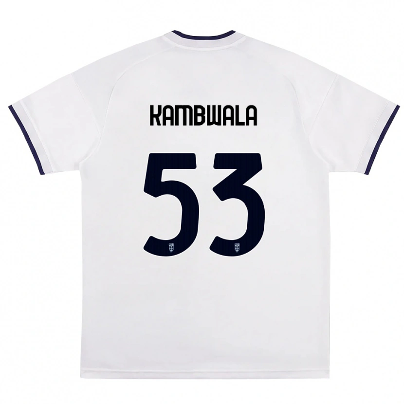Danxen Dames Willy Kambwala #53 Wit Rood Koninklijk Blauw Uitshirt Uittenue 2026/27 T-Shirt