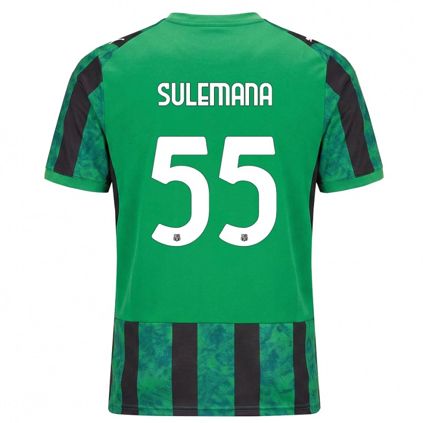 Danxen Dames Ibrahim Sulemana #55 Groen Zwart Wit Thuisshirt Thuistenue 2026/27 T-Shirt