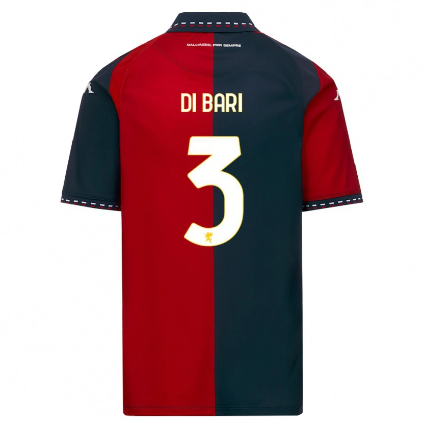 Danxen Dames Martina Di Bari #3 Rood Zwart Wit Thuisshirt Thuistenue 2026/27 T-Shirt