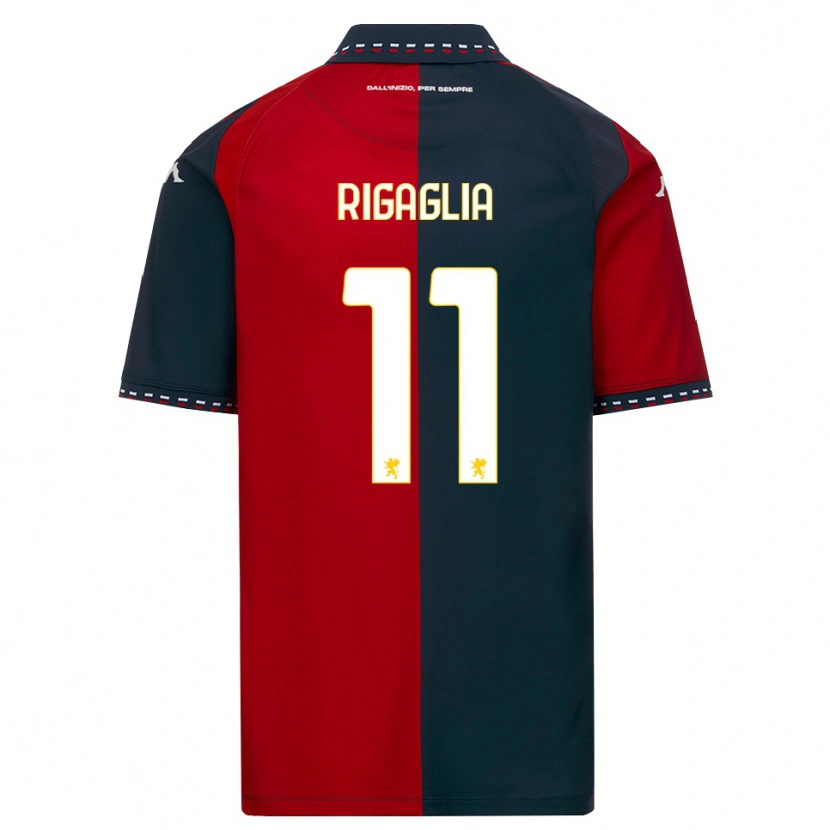 Danxen Dames Alison Rigaglia #11 Rood Zwart Wit Thuisshirt Thuistenue 2026/27 T-Shirt