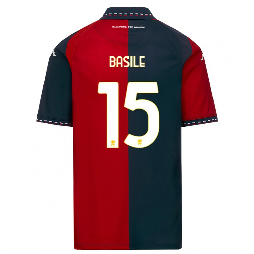 Danxen Dames Cosimo Basile #15 Rood Zwart Wit Thuisshirt Thuistenue 2026/27 T-Shirt