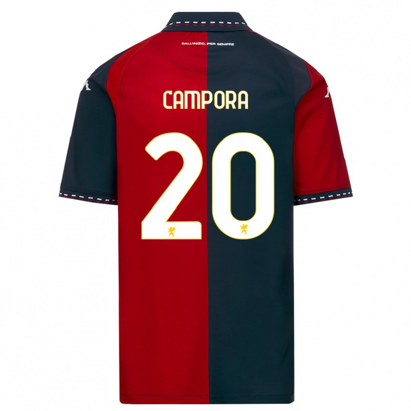 Danxen Dames Alice Campora #20 Rood Zwart Wit Thuisshirt Thuistenue 2026/27 T-Shirt