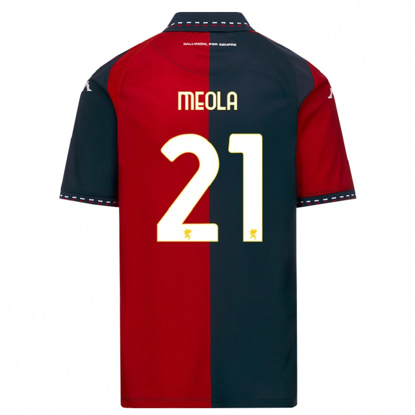 Danxen Dames Kevin Meola #21 Rood Zwart Wit Thuisshirt Thuistenue 2026/27 T-Shirt