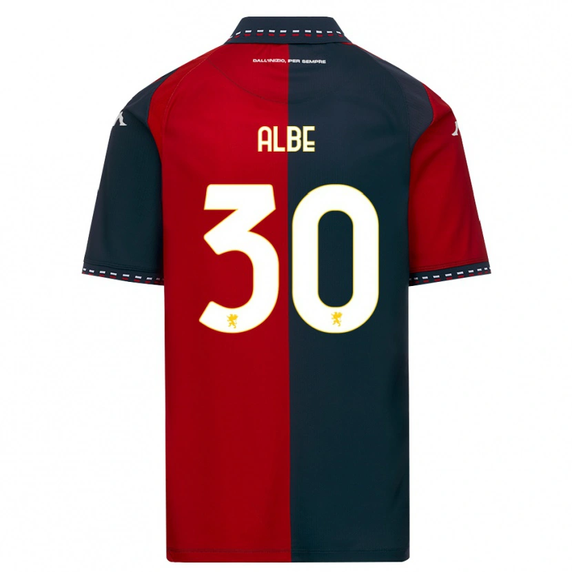 Danxen Dames Salem Albè #30 Rood Zwart Wit Thuisshirt Thuistenue 2026/27 T-Shirt