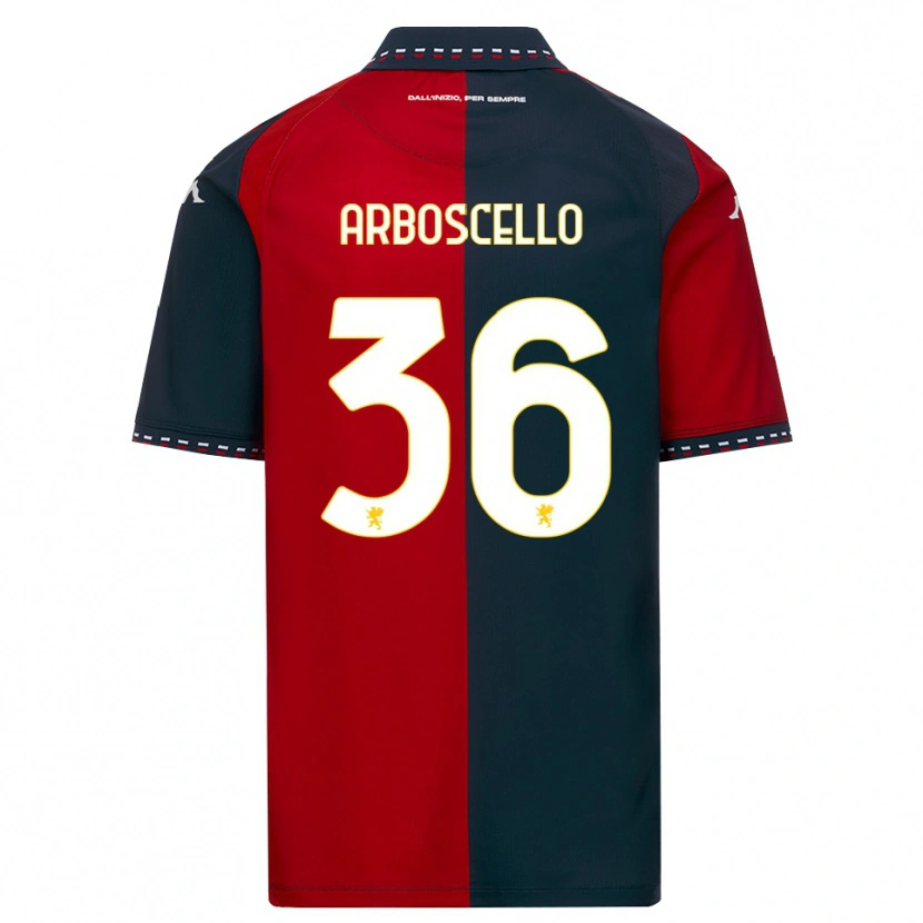 Danxen Dames Riccardo Arboscello #36 Rood Zwart Wit Thuisshirt Thuistenue 2026/27 T-Shirt