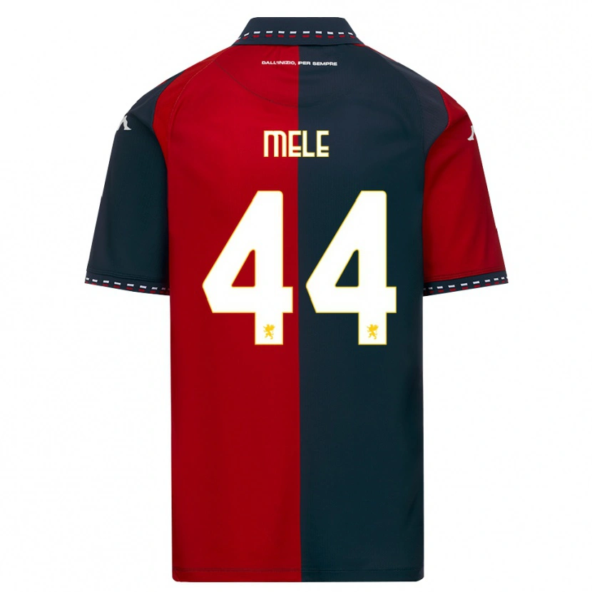 Danxen Dames Chiara Mele #44 Rood Zwart Wit Thuisshirt Thuistenue 2026/27 T-Shirt