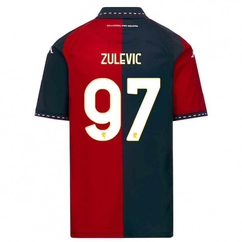 Danxen Dames Adam Zulevic #97 Rood Zwart Wit Thuisshirt Thuistenue 2026/27 T-Shirt