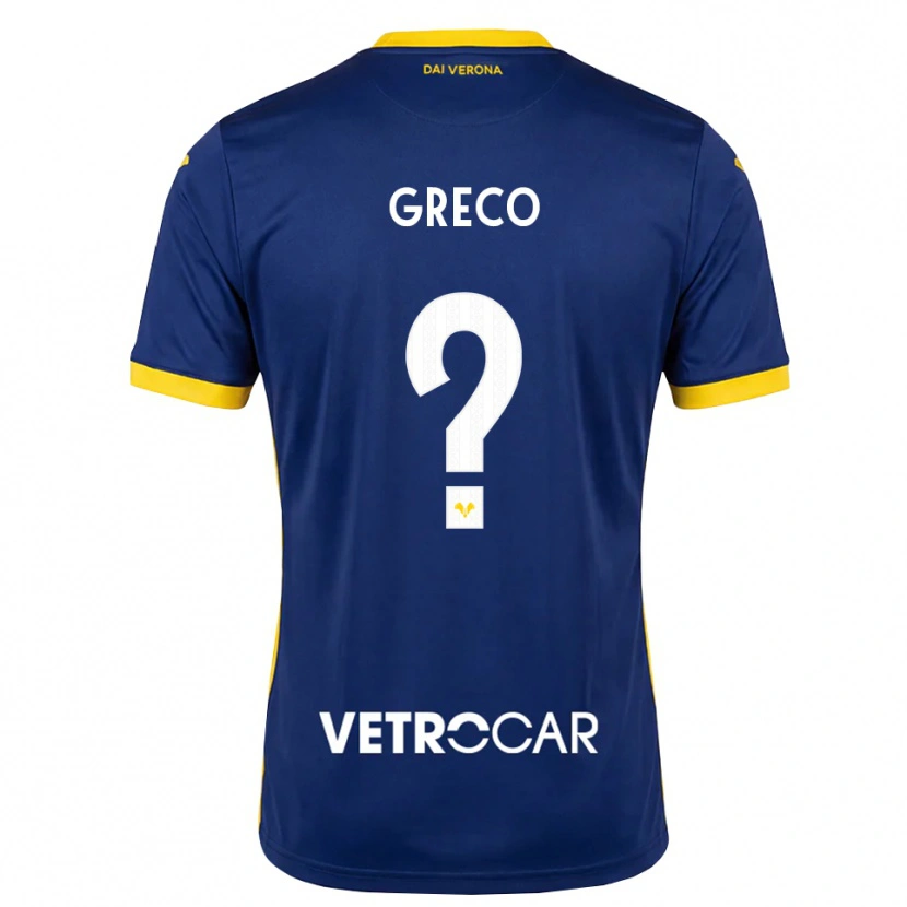 Danxen Dames Simone Greco #0 Koninklijk Blauw Geel Wit Thuisshirt Thuistenue 2026/27 T-Shirt