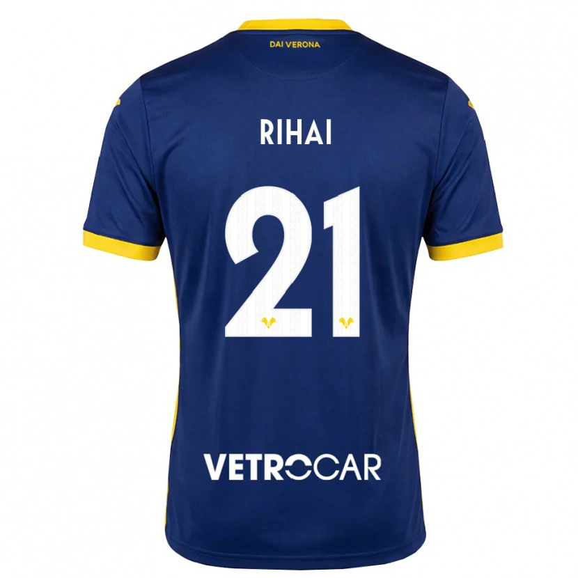 Danxen Dames Aiman Rihai #21 Koninklijk Blauw Geel Wit Thuisshirt Thuistenue 2026/27 T-Shirt