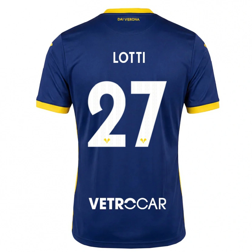 Danxen Dames Irene Lotti #27 Koninklijk Blauw Geel Wit Thuisshirt Thuistenue 2026/27 T-Shirt
