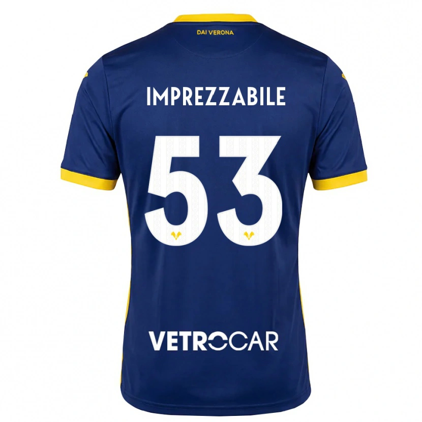 Danxen Dames Francesca Imprezzabile #53 Koninklijk Blauw Geel Wit Thuisshirt Thuistenue 2026/27 T-Shirt
