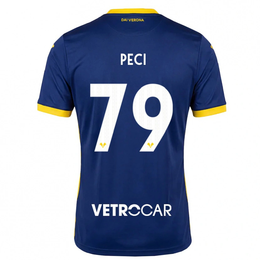Danxen Dames Jurgen Peci #79 Koninklijk Blauw Geel Wit Thuisshirt Thuistenue 2026/27 T-Shirt
