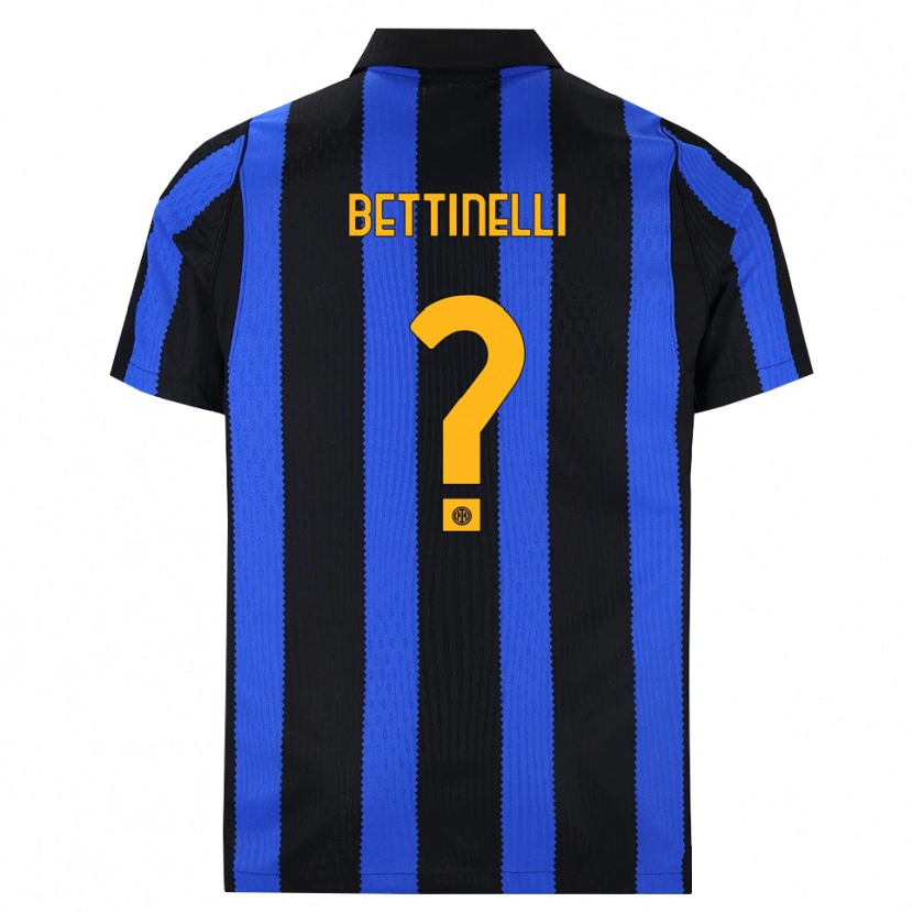 Danxen Dames Matias Bettinelli #0 Zwart Blauw Geel Thuisshirt Thuistenue 2026/27 T-Shirt