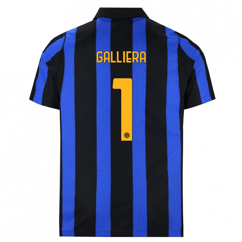 Danxen Dames Carlo Galliera #1 Zwart Blauw Geel Thuisshirt Thuistenue 2026/27 T-Shirt