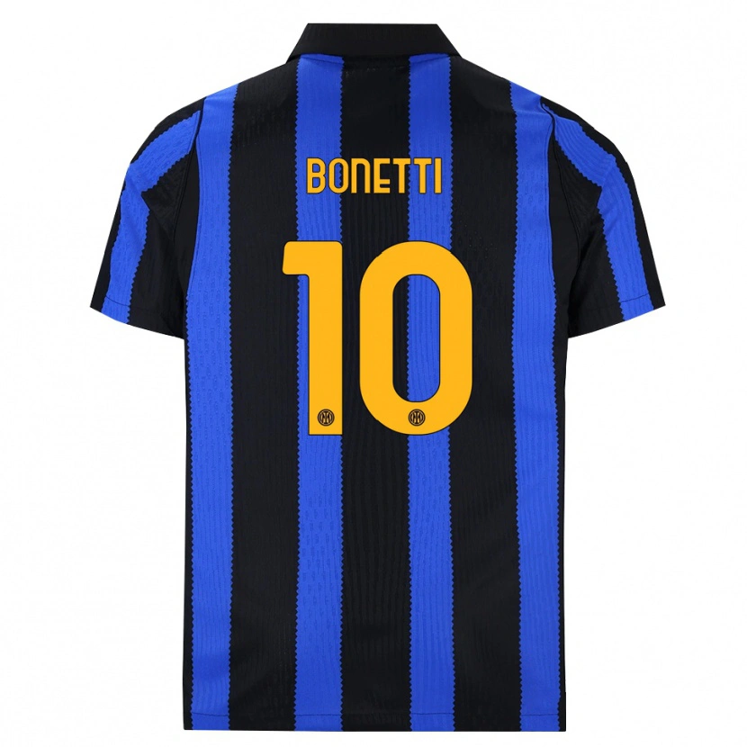 Danxen Dames Tatiana Bonetti #10 Zwart Blauw Geel Thuisshirt Thuistenue 2026/27 T-Shirt