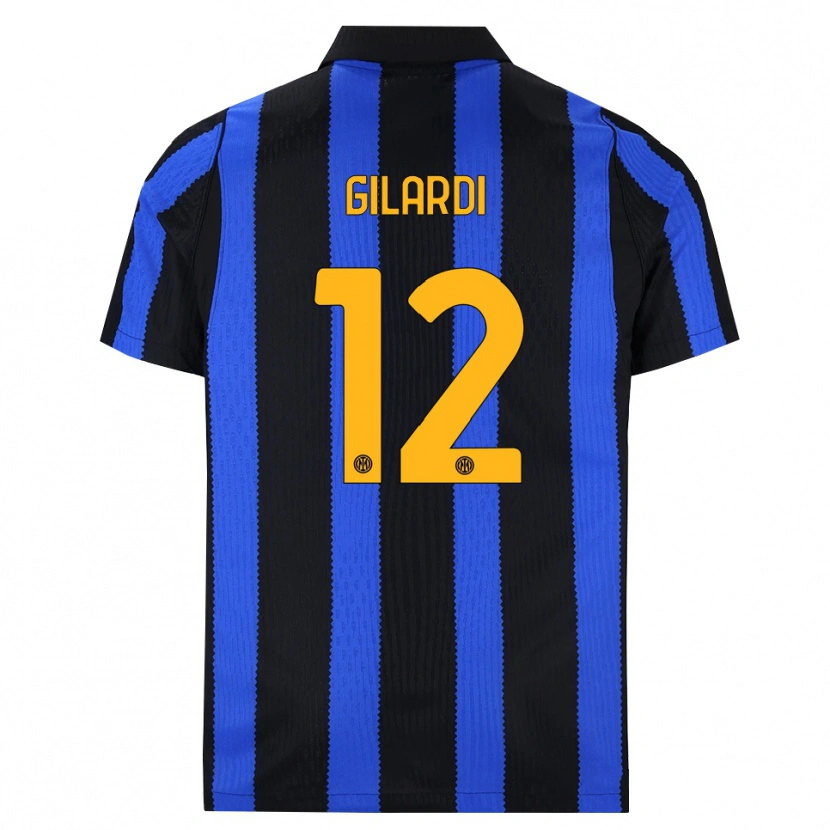 Danxen Dames Astrid Gilardi #12 Zwart Blauw Geel Thuisshirt Thuistenue 2026/27 T-Shirt